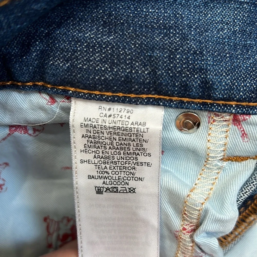 True Religion Straight Fit Jeans 101250 Ultra Indigo Men’s Size 33 x 34 NWT